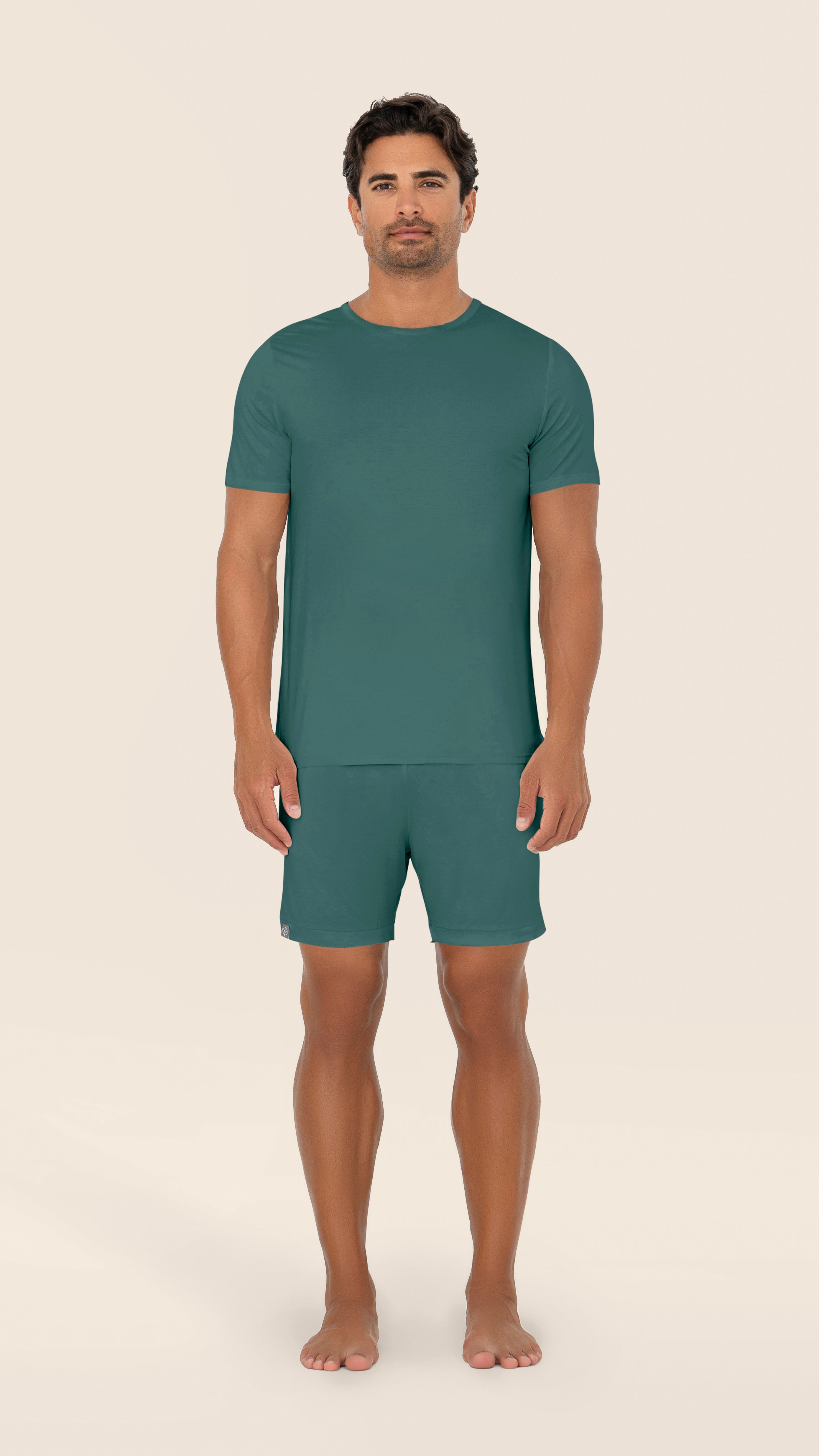 Unwind Shorts  - Evergreen