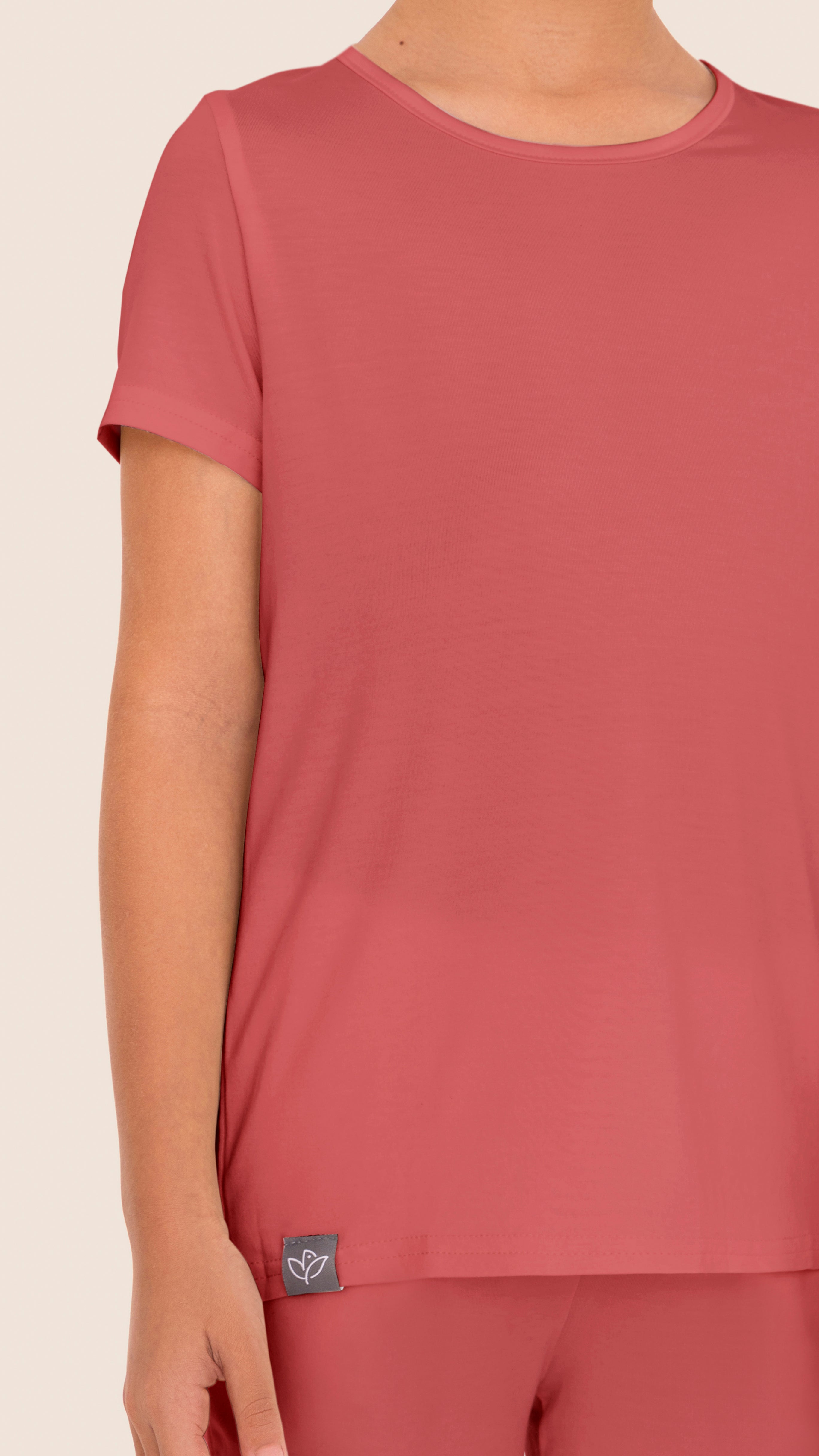 De-stress T-Shirt  - Cherry Blush