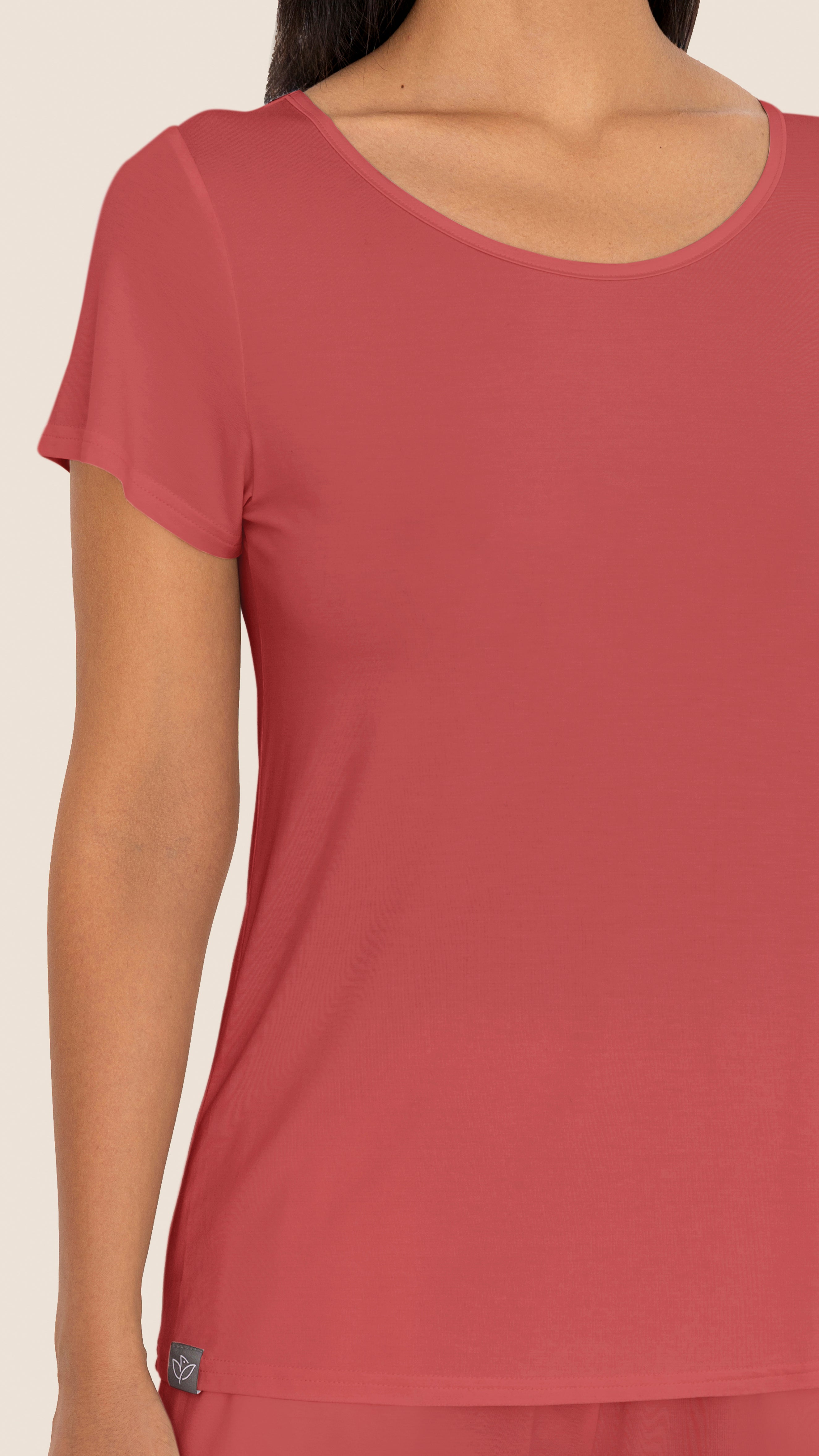 De-stress T-Shirt  - Cherry Blush