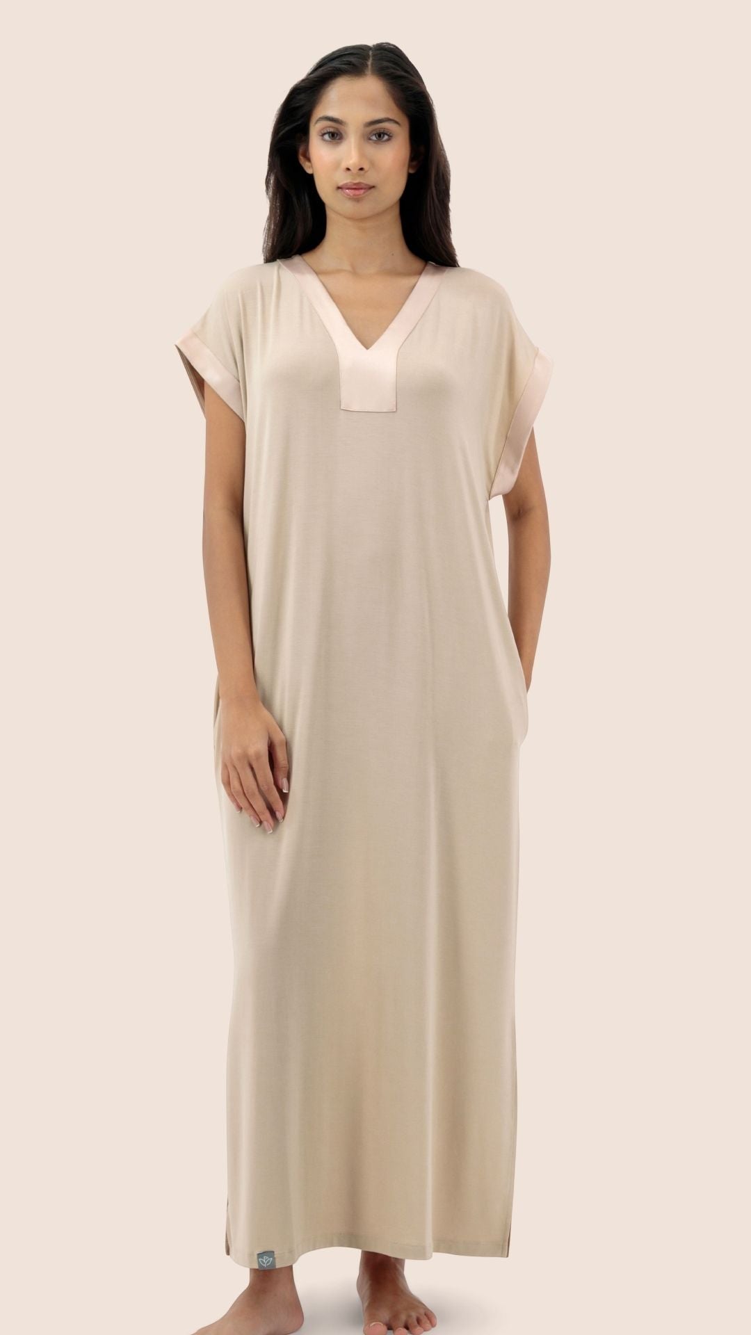 Zen Abaya Women, Touch of a Sand Color | One of a Kin