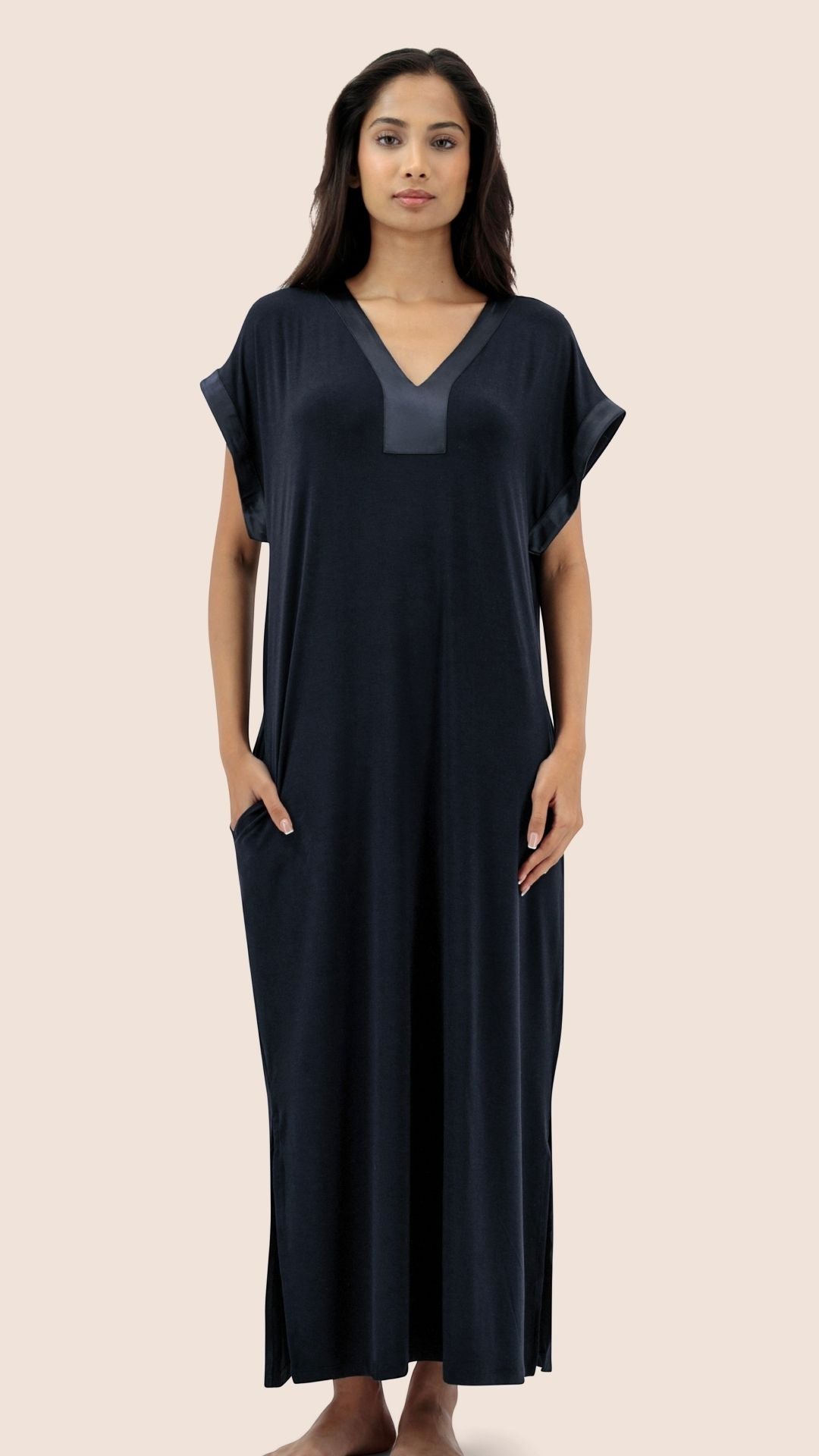 Zen Abaya Women, Starlit Black Color | One of a Kin